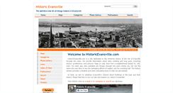 Desktop Screenshot of historicevansville.com